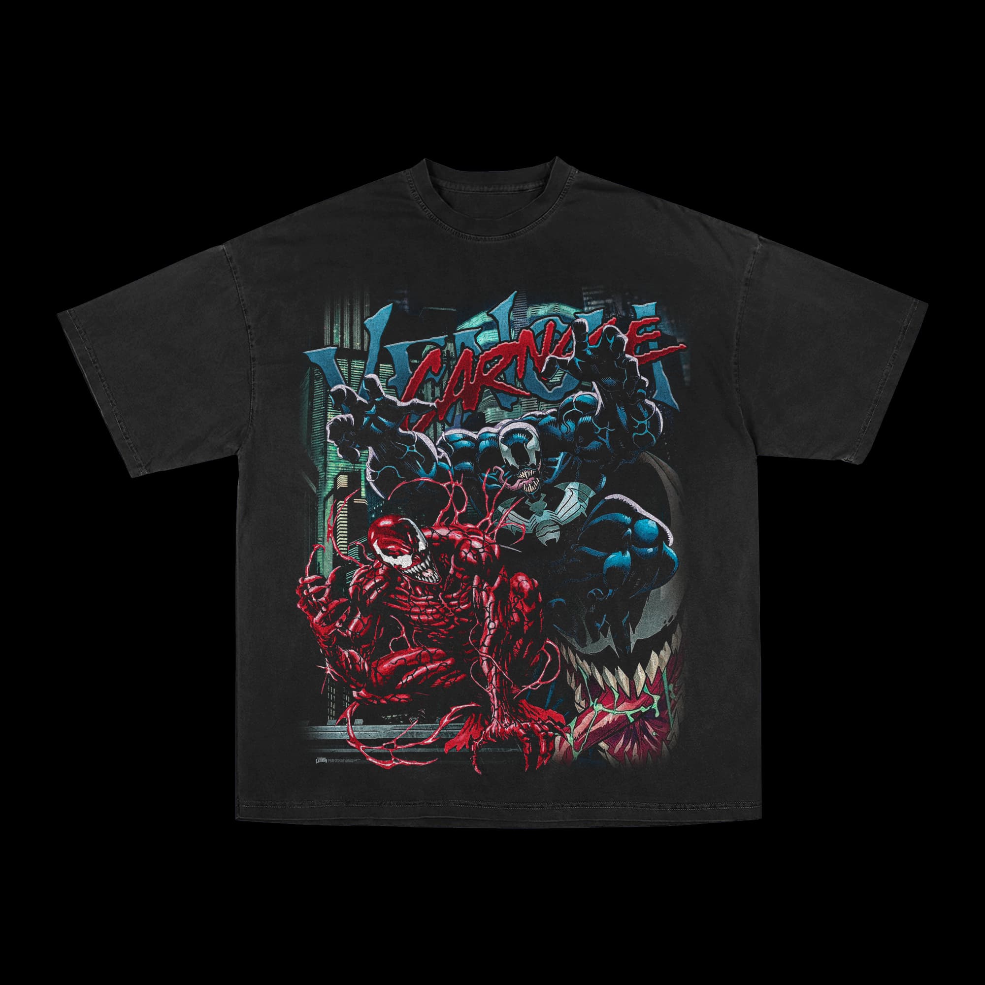 Venom vs CARNAGE graphic tee