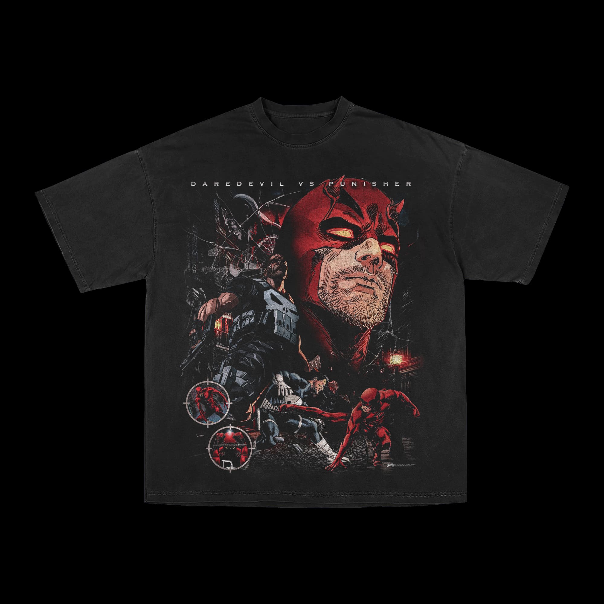 DAREDEVIL VS PUNISHER graphic tee