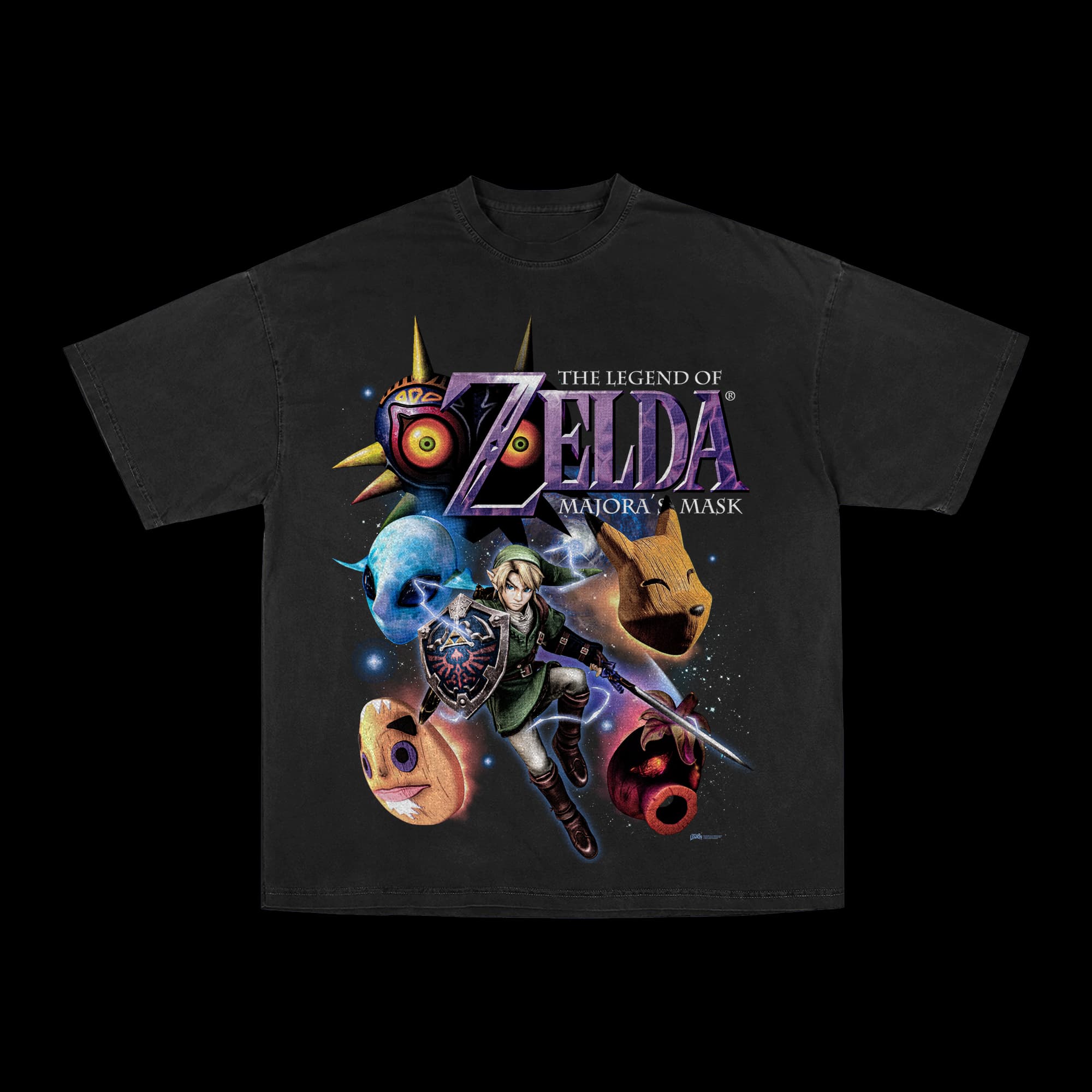 Majoras Mask graphic tee