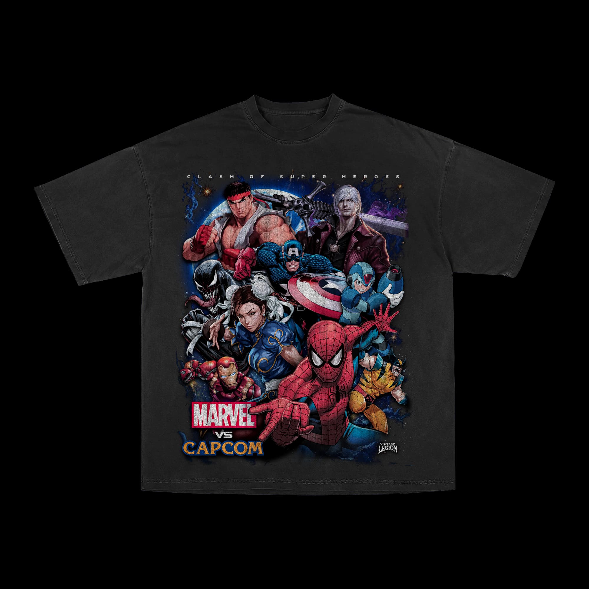 Marvel VS Capcom graphic tee