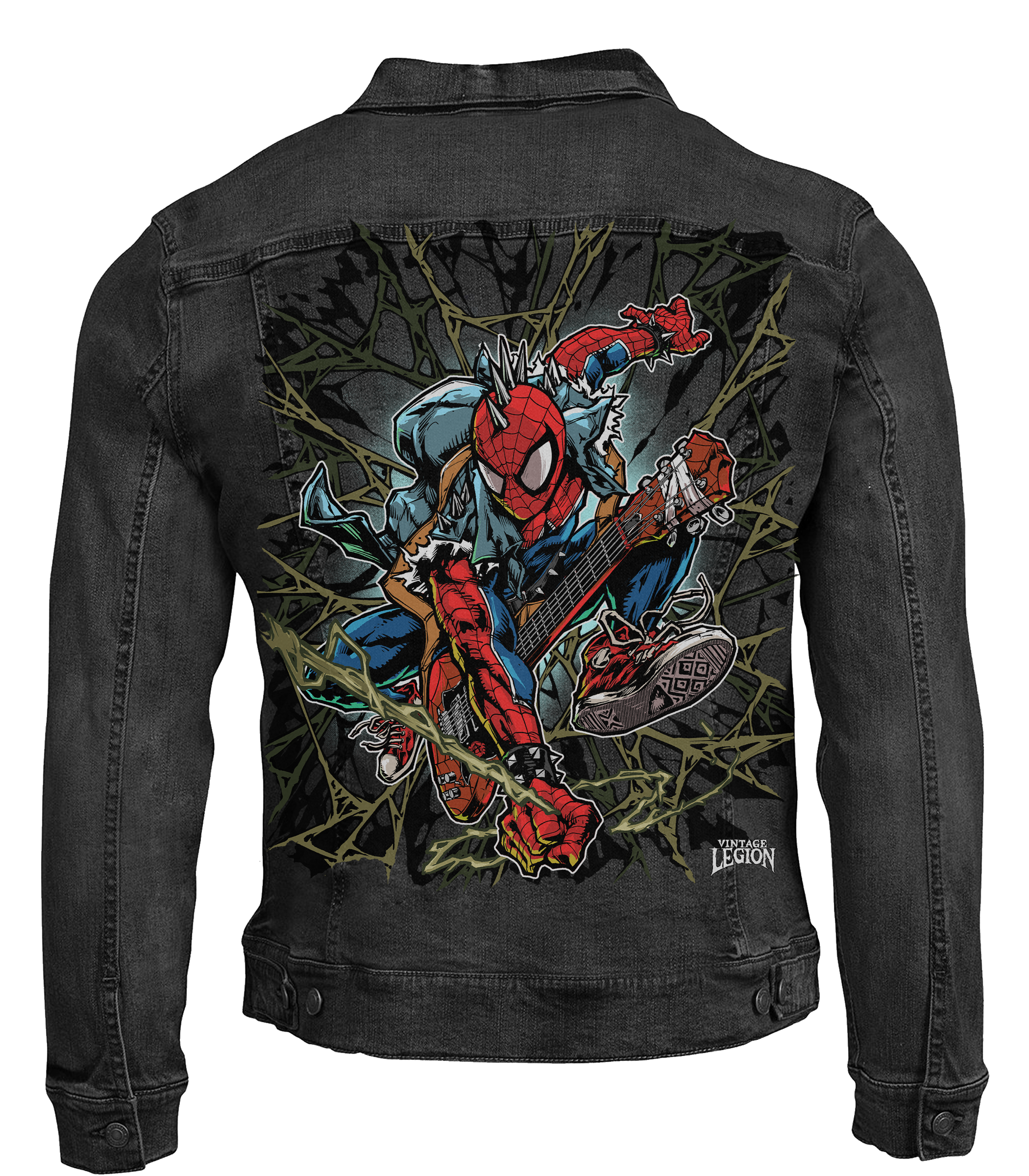 SpiderPunk Jean Jacket